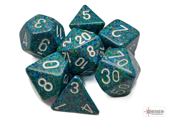 Chessex 7-Die Set - Speckled - Sea