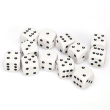 Chessex 16MM D6 Dice - Opaque - White/Black