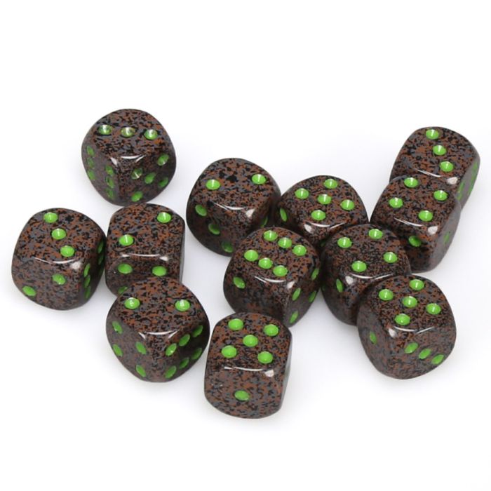 Chessex 16MM D6 Dice - Speckled - Earth