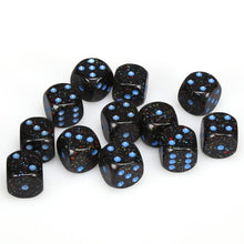 Chessex 16MM D6 Dice - Speckled - Blue Stars