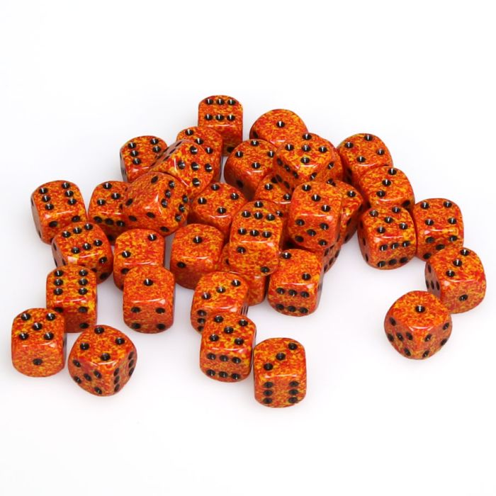 Chessex 12MM D6 Dice - Speckled - Fire