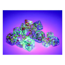 Chessex 7-Die Set - Nebula Luminary - Primary/Blue
