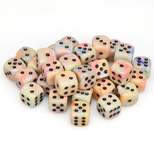 Chessex 12MM D6 Dice - Festive - Circus/Black