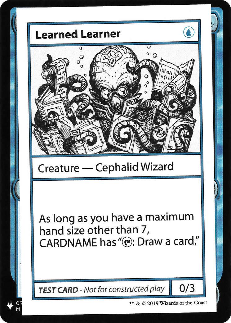Learned Learner [Mystery Booster Playtest Cards]