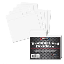 BCW Trading Card Dividers Horizontal (10)