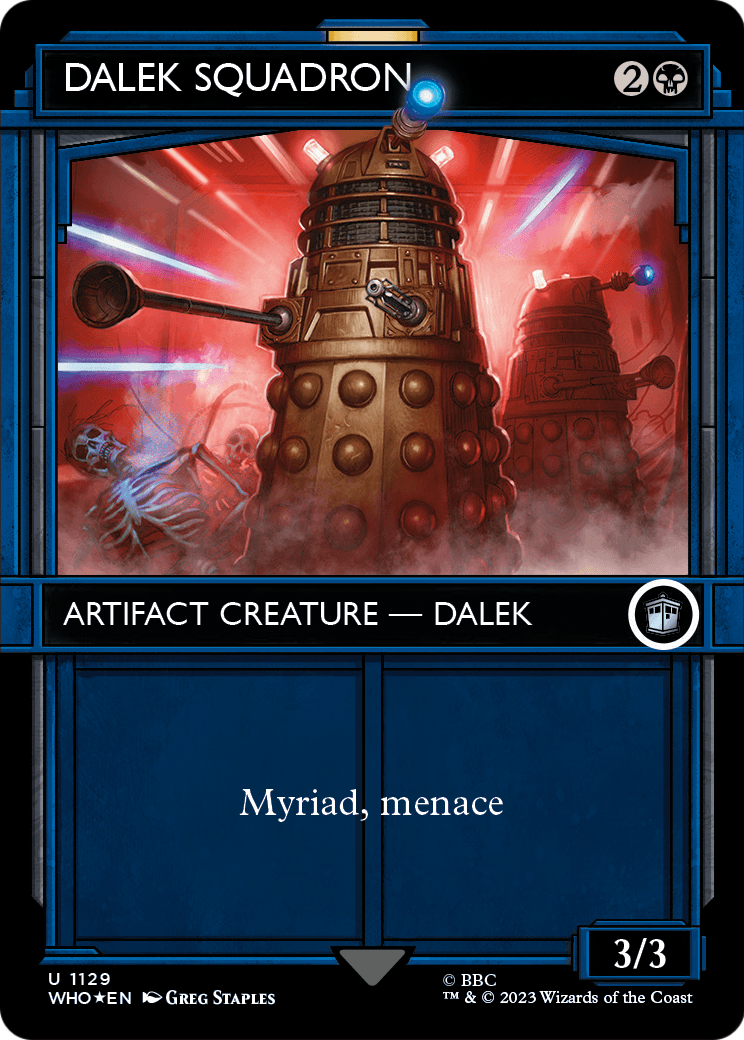 Dalek Squadron (Showcase) (Surge Foil) [Doctor Who]