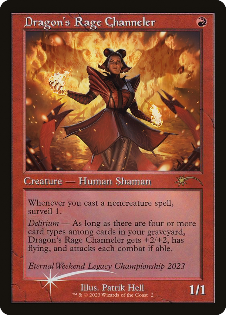 Dragon's Rage Channeler (Retro Frame) [MagicFest 2023]