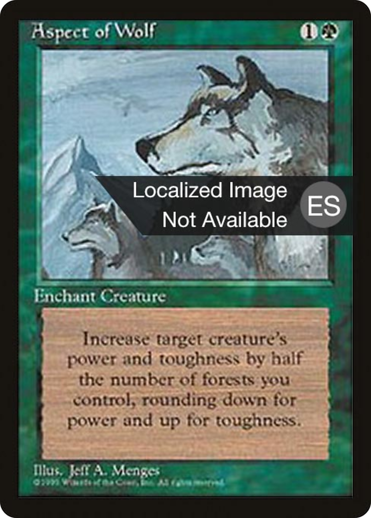Aspect of Wolf [Fourth Edition Foreign Black Border]