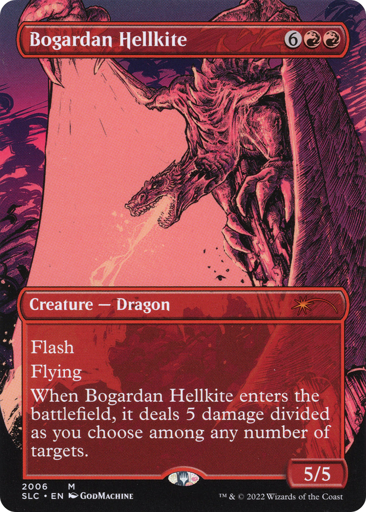 Bogardan Hellkite (Borderless) [Secret Lair Countdown Kit]