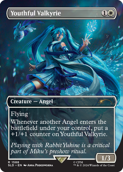 MTG Secret Lair x Hatsune Miku: Winter Diva Foil