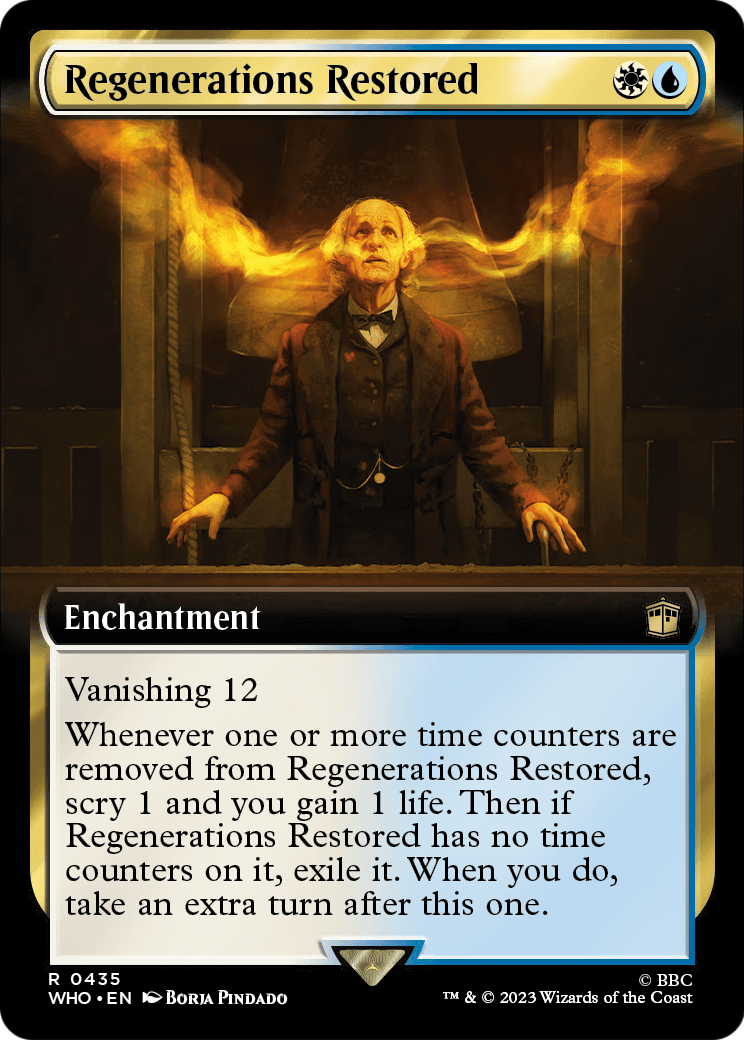 Regenerations Restored (Extended Art) [Doctor Who]