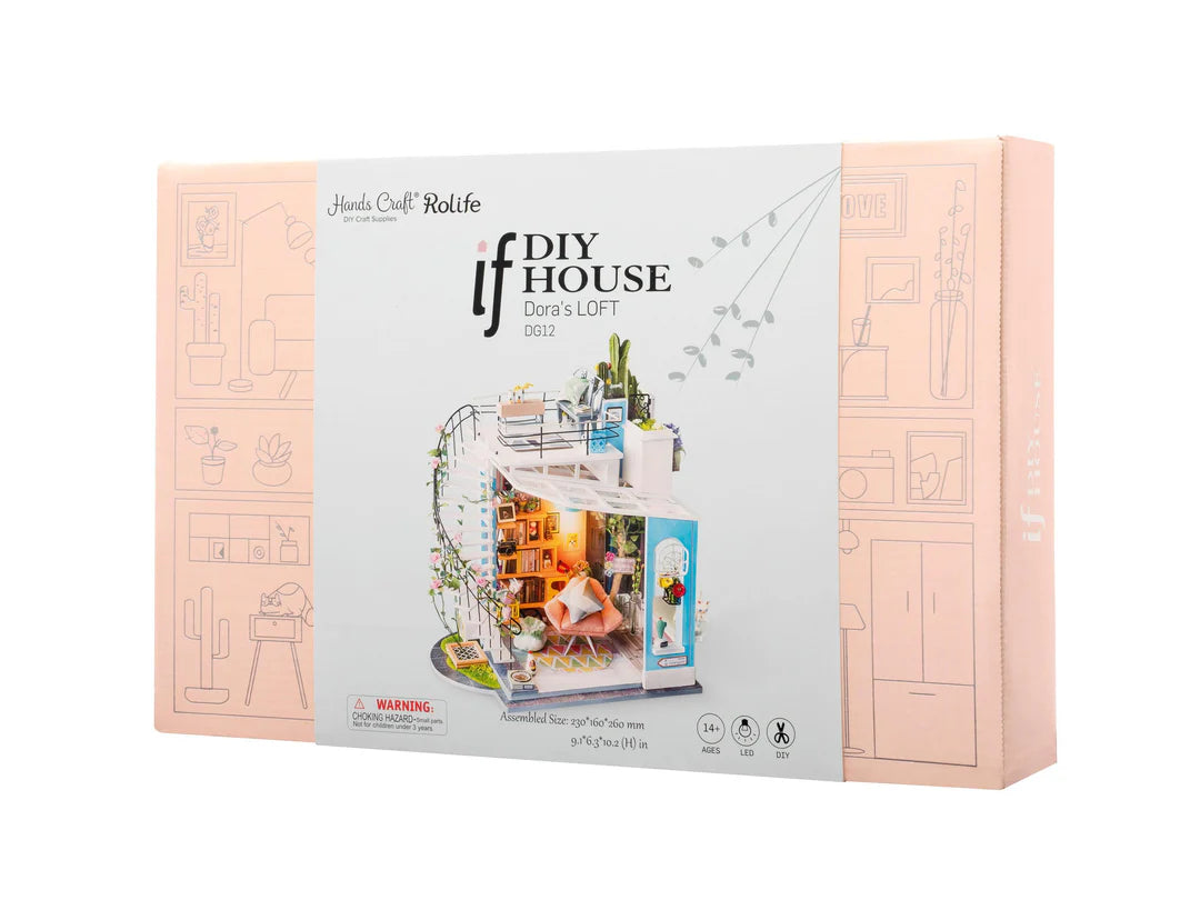 Rolife Dora's Loft DIY Miniature House Kit