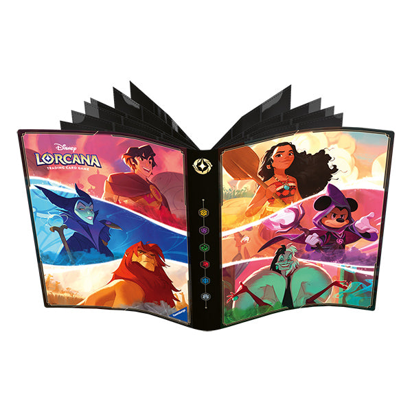 Disney Lorcana Shimmering Skies Card Portfolio - Iconic Characters