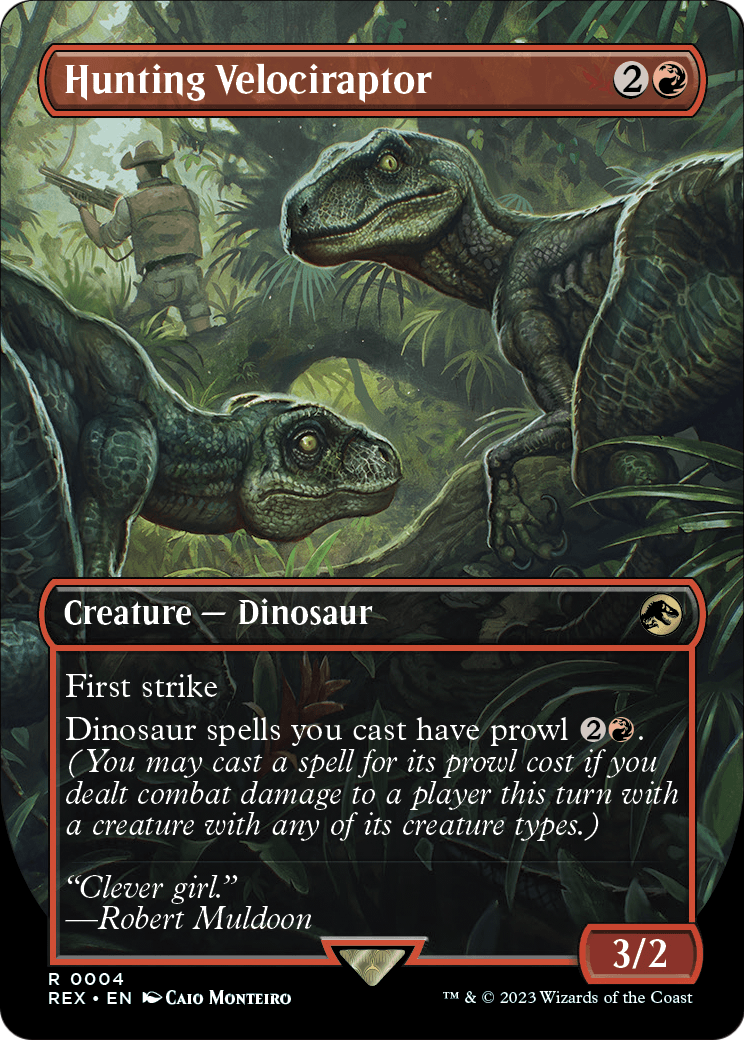 Hunting Velociraptor (Borderless) [Jurassic World Collection]