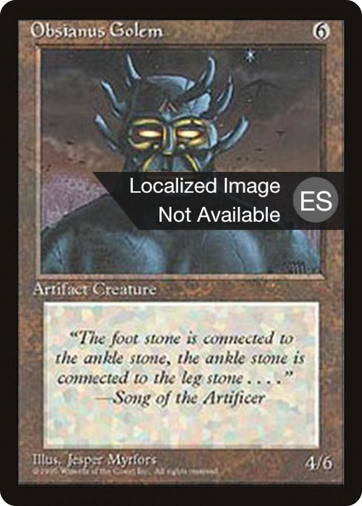 Obsianus Golem [Fourth Edition Foreign Black Border]