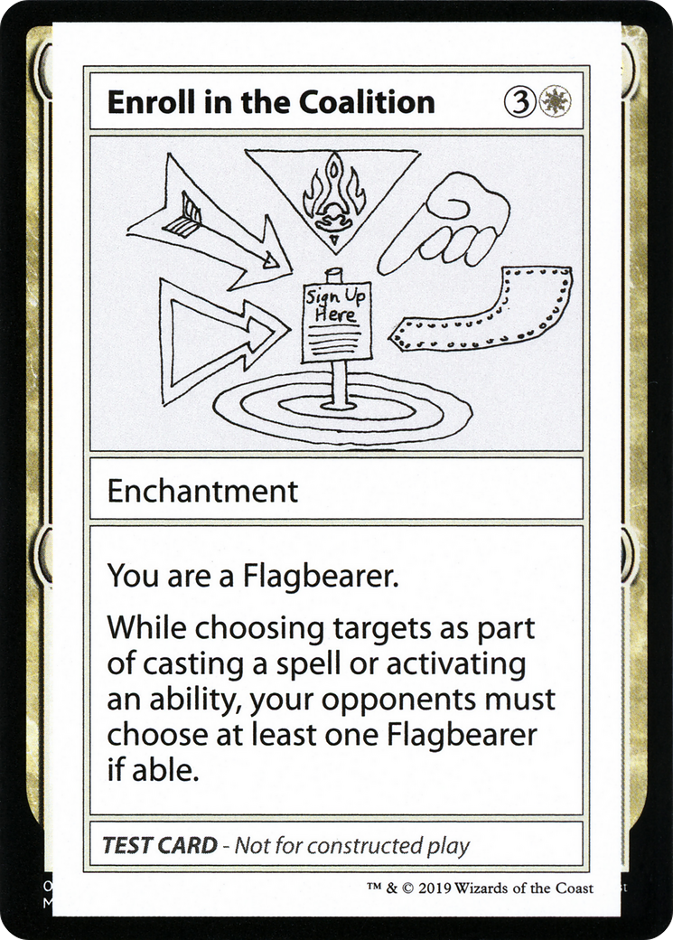 Enroll in the Coalition (2021 Edition) [Mystery Booster Playtest Cards]