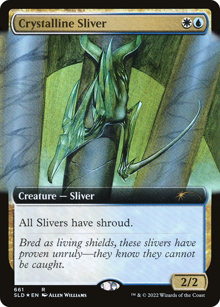 Crystalline Sliver (Extended Art) [Secret Lair Drop Promos]