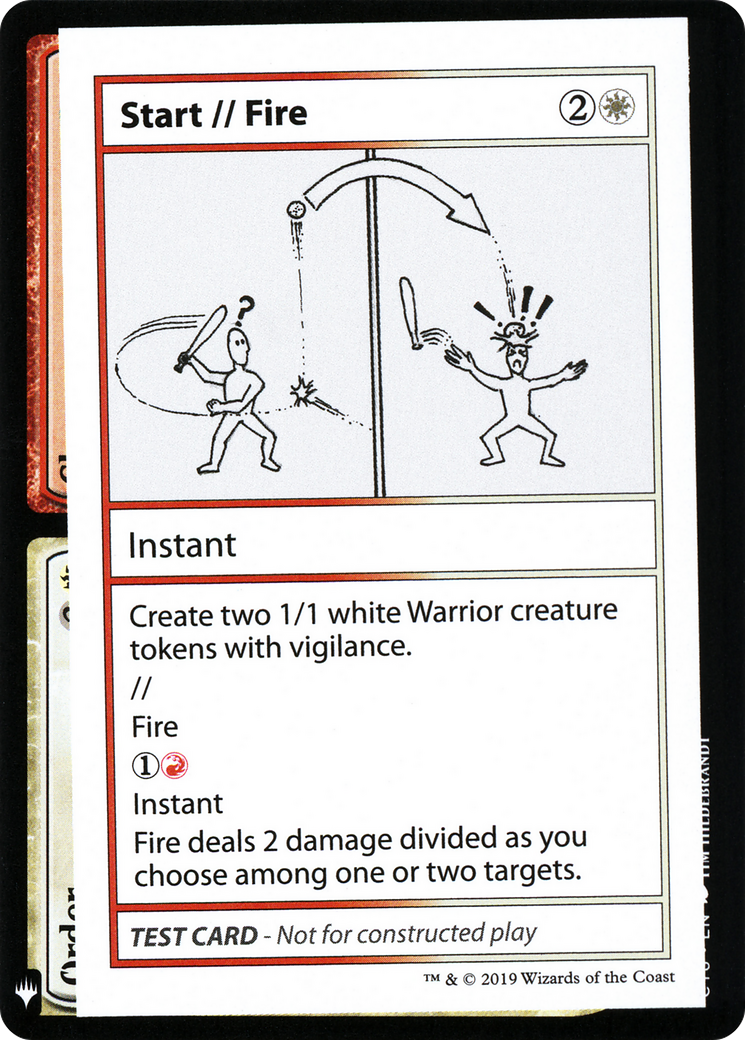 Start // Fire [Mystery Booster Playtest Cards]