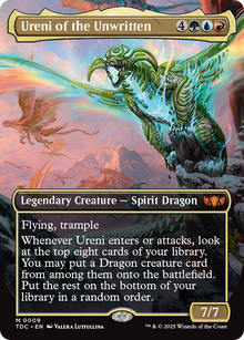 Ureni of the Unwritten (Borderless) [Tarkir: Dragonstorm Commander]