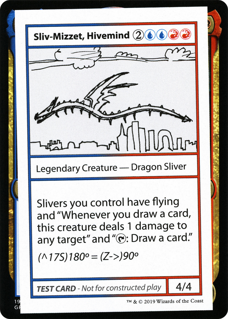 Sliv-Mizzet, Hivemind (2021 Edition) [Mystery Booster Playtest Cards]