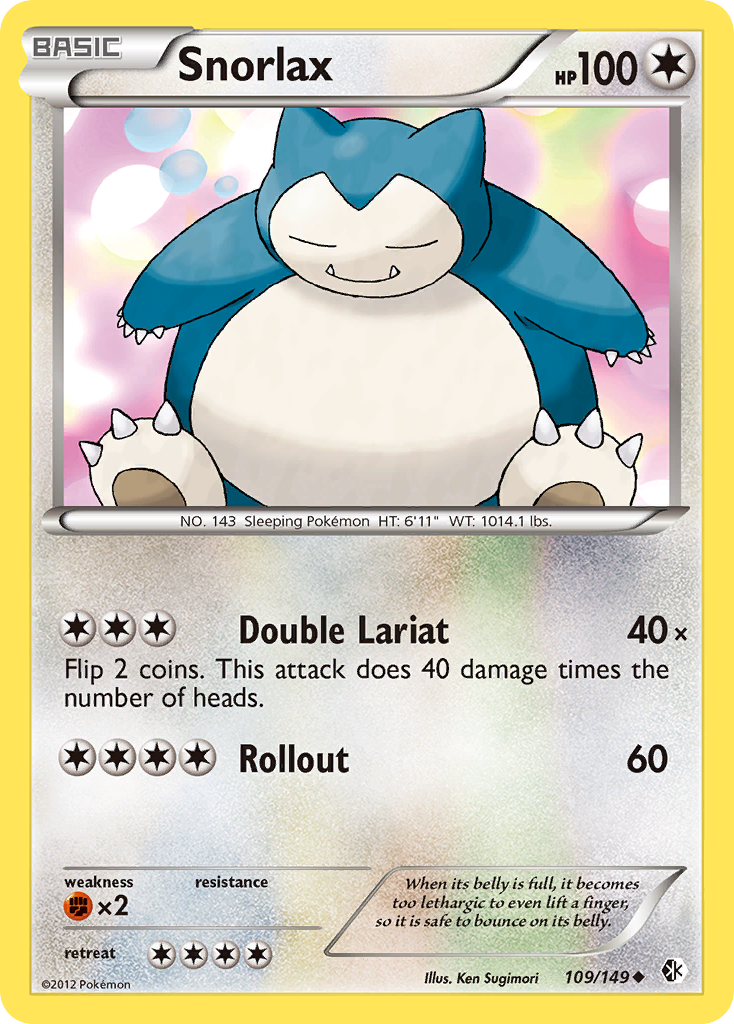 Snorlax (109/149) [Black & White: Boundaries Crossed]