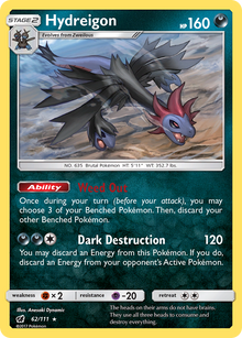 Hydreigon (62/111) [Sun & Moon: Crimson Invasion]