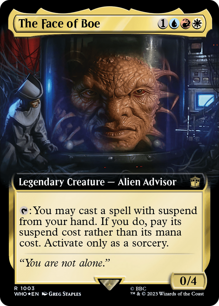 The Face of Boe (Extended Art) (Surge Foil) [Doctor Who]