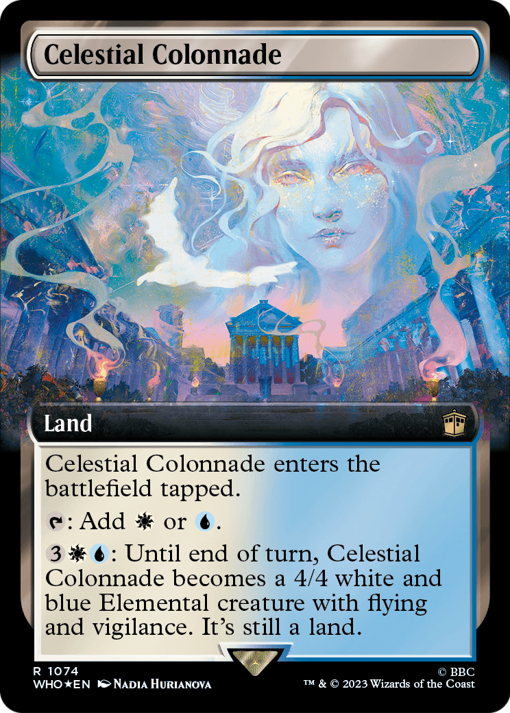 Celestial Colonnade (Extended Art) (Surge Foil) [Doctor Who]