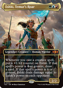 Eshki, Temur's Roar (Borderless) [Tarkir: Dragonstorm Commander]