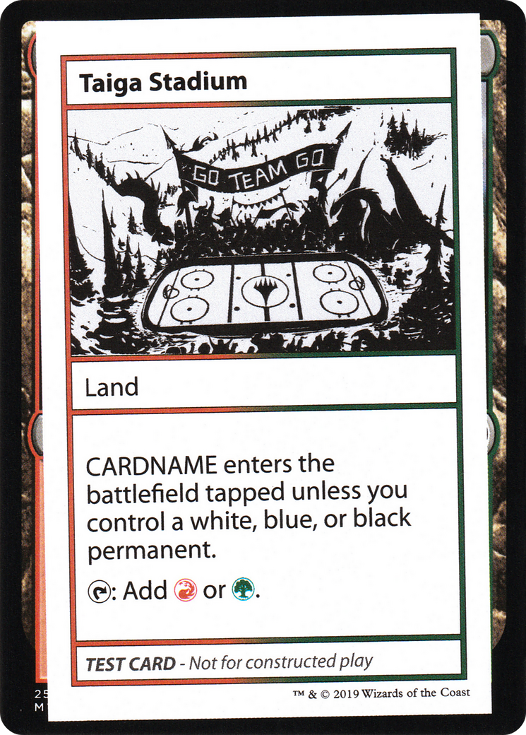 Taiga Stadium (2021 Edition) [Mystery Booster Playtest Cards]