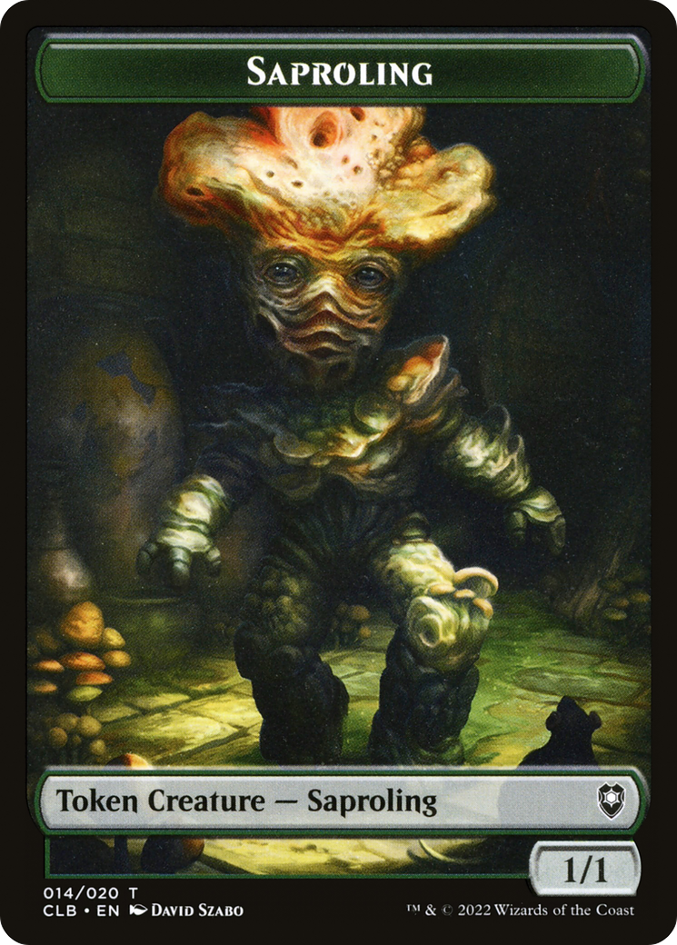 Saproling Token [Commander Legends: Battle for Baldur's Gate Tokens]