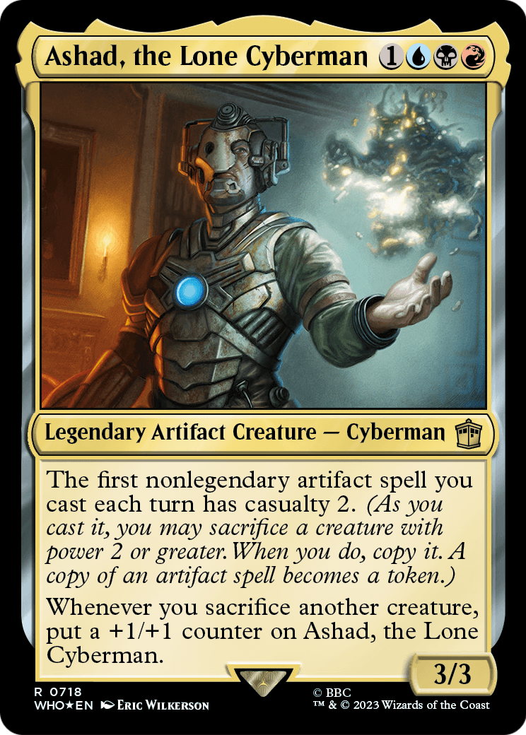 Ashad, the Lone Cyberman (Surge Foil) [Doctor Who]