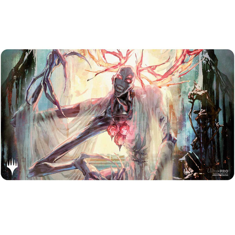 Ultra Pro MTG Duskmourn Mythic Cycle White - Overlord of the Mistmoors Playmat