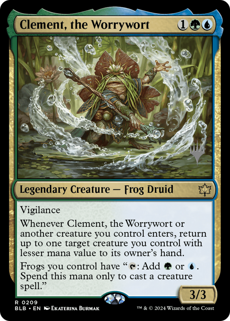 Clement, the Worrywort (Promo Pack) [Bloomburrow Promos]