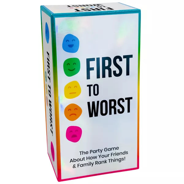 First To Worst: The Party Game About How Your Friends and Family Rank Things