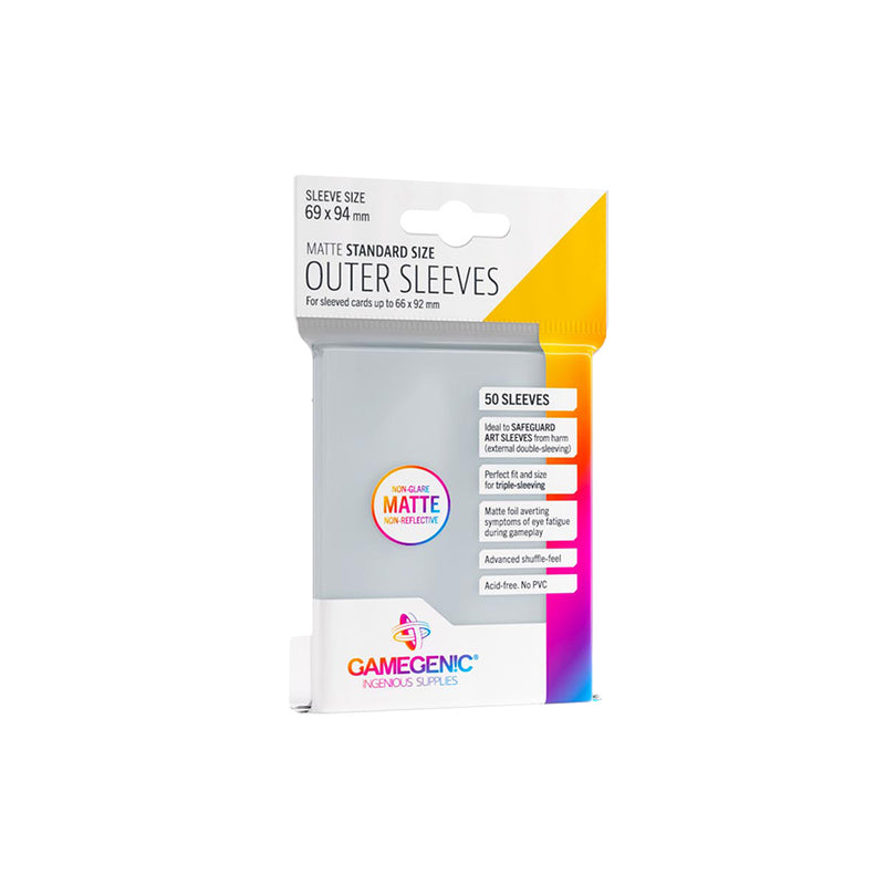 Gamegenic Outer Sleeves - Matte Standard Size (50 ct.)