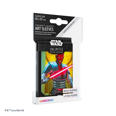 Gamegenic Star Wars Unlimited Darth Maul Art Sleeves