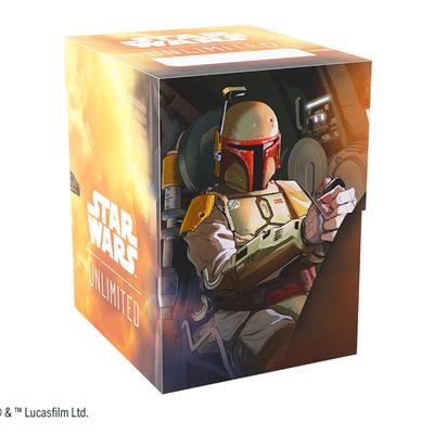 Gamegenic Star Wars Unlimited Boba Fett/Fett's Firespray Soft Crate Deck Box