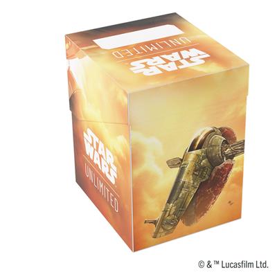Gamegenic Star Wars Unlimited Boba Fett/Fett's Firespray Soft Crate Deck Box