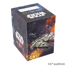 Gamegenic Star Wars Unlimited Han Solo/Millenium Falcon Soft Crate Deck Box - [CLEARANCE]