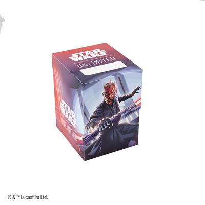 Gamegenic Star Wars Unlimited Darth Maul Soft Crate Deck Box