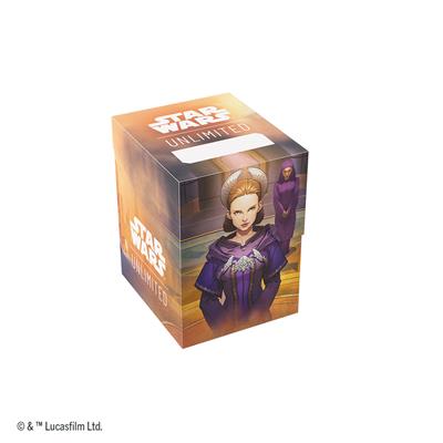 Gamegenic Star Wars Unlimited Padme Amidala/Palpatine Soft Crate Deck Box
