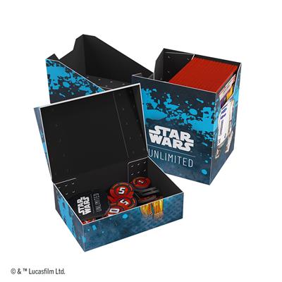 Gamegenic Star Wars Unlimited C-3PO/R2-D2 Soft Crate Deck Box