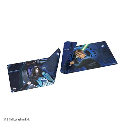 Gamegenic Star Wars Unlimited Jedi Luke Skywalker & Emperor Palpatine Double Sided Playmat