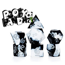 Gate Keeper Games Anti-Stress 7-Set Dice: Poofy Panda