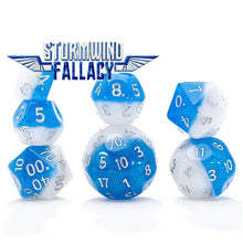 Gate Keeper Games Stormwind Fallacy Blue 7-Set Double Dice
