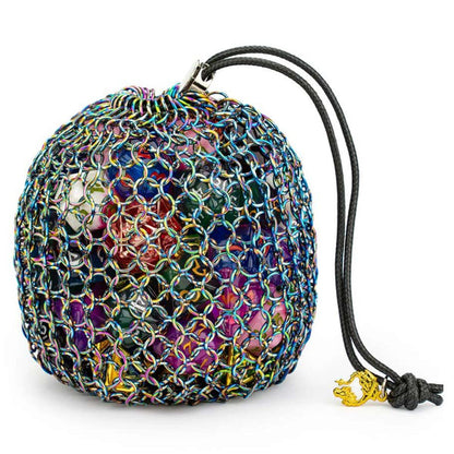 Hymgho Premium Gaming Hero's Chainmail Dice Bag