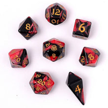 Hymgho Premium Gaming Wyrmforged Blood Pact 8 Set Dice