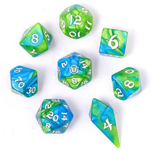 Hymgho Premium Gaming Wyrmforged Verdant Stream 8 Set Dice