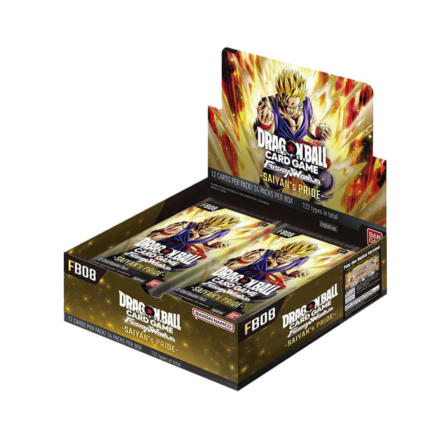 Dragon Ball Super Fusion World Saiyan's Pride [FB08] Booster Box